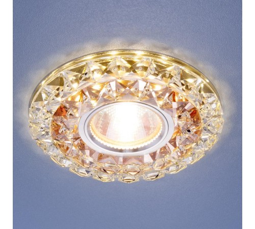 Светильник точечный встраиваемый 2170 MR16 GC/CL тонированный/прозрачный  a033834  Elektrostandard