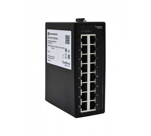 Неуправляемый промышленный коммутатор Ethernet, 16x10/100BaseT  NSETU116T16X00B  SE