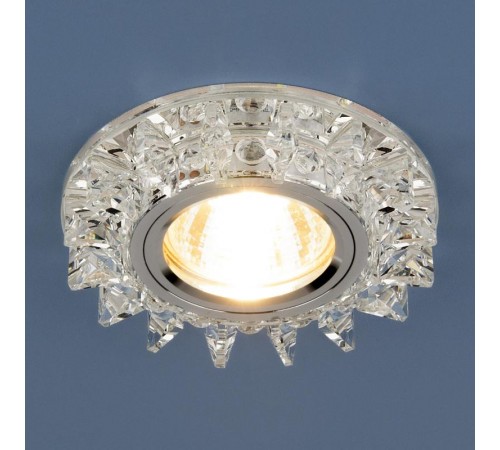 Светильник точечный встраиваемый 6037 MR16 SL зеркальный/серебро  a031519  Elektrostandard