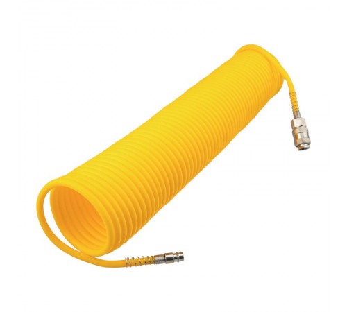 Шланг спиральный для компрессора, с быстросъемным соединением, 15м  KR-16-1173  KRANZ