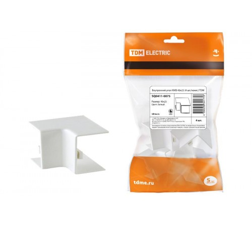 Внутренний угол КМВ 40х25 (4 шт./комп.)  SQ0411-0075  TDM