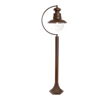 Светильник декоративный уличный PL576 60W 230V E27 280*215*1000мм коричневый (столб)  11624  Feron