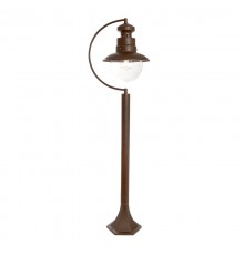 Светильник декоративный уличный PL576 60W 230V E27 280*215*1000мм коричневый (столб)  11624  Feron