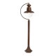 Светильник декоративный уличный PL576 60W 230V E27 280*215*1000мм коричневый (столб)  11624  Feron