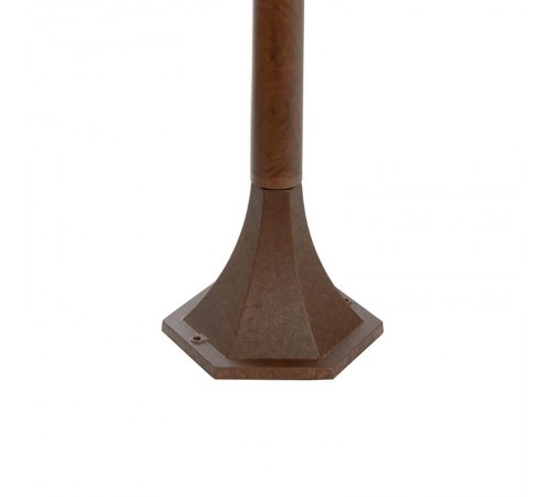 Светильник декоративный уличный PL576 60W 230V E27 280*215*1000мм коричневый (столб)  11624  Feron