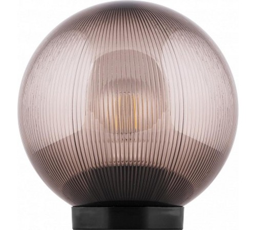 Светильник садово-парковый, серии "Оптима" (НБУ) НТУ 02-60-255 230V E27 d=250мм призма дымчатый  11568  FERON