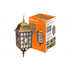 Светильник садово-парковый НСУ Беседка 60Вт ЛН/КЛЛ/LED Е27 IP54 подвес, матовое/бронза  SQ0330-0335  TDM