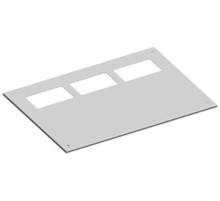 Панель верх. 1 ряд отверстий для 2/..RG3  RD23F1  ABB