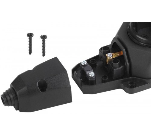 K-4e-B-IP44 ЭРА Колодка каучуковая с/з 4гн 16A IP44 черная  Б0044546  ЭРА