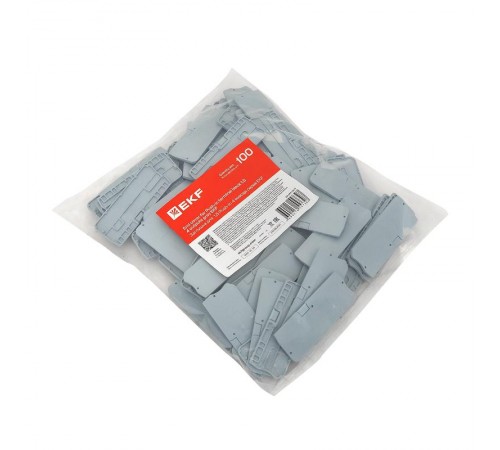 Заглушка для 1.5 Push-in 4 вывода серая EP-PIT-1,5-4  EKF