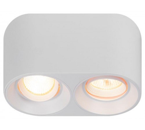 Светильник настенно-потолочный спот OL25-2 WH MR16/GU5.3, белый, поворотный  Б0054384  ЭРА