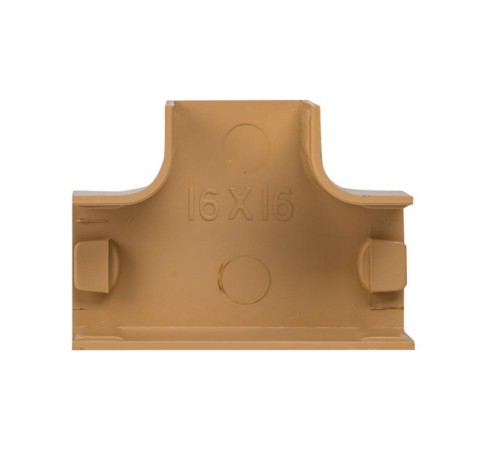 Угол T-образный (16х16) (4 шт) Plast EKF PROxima   под светлое деревоtchl-16-16x4EKF