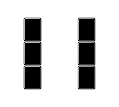 комплект накладок 3гр черный  A503TSASW  Jung