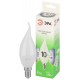 Лампа светодиодная  GREEN LINE LED BXS-10W-865-E14 GL E14 10 Вт свеча на ветру холодный свет  Б0067134  ЭРА