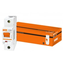 Выключатель автоматический однополюсный ВА47-125 50А C 15кА  SQ0208-0056  TDM