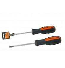 Отвертка шлицевая двухкомпонентная, CR-V тип SL6.0x150, серия "Алмаз"  SQ1006-1009  TDM