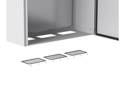 Щит с монтажной панелью ЩМПг-120.75.30 каб фланец IP65 PROxima mb65-1207530-m  EKF