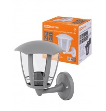 Светильник садово-парковый "СИТИ" НБУ 07-60-003 У1 6-ти гранник настенный вверх серый  SQ0330-1324  TDM