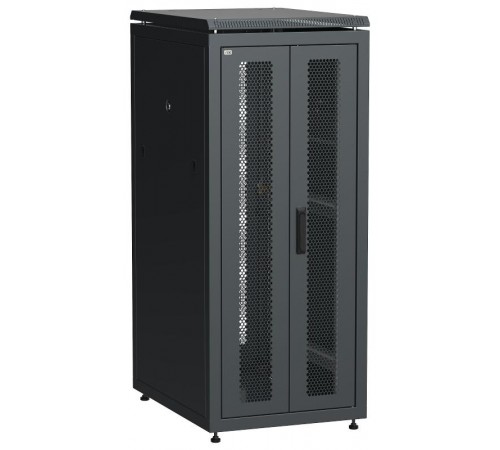 ITK LINEA N 28U 600х800мм распаш. перф. дв. задн. перф. чер.  LN05-28U68-2PP  ITK