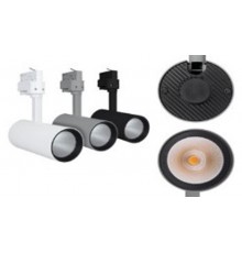 Светильник светодиодный трековый 25W/2500K 1370Лм, угол пучка 24 градуса, белый TRACKSP D75 BR 25W/2500K NFL WT  4058075379695  Ledvance