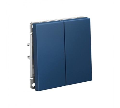 ArtGallery Аквамарин Переключатель 2-клавишный, сх.6/2, 10АХ, механизм  GAL001165  SE