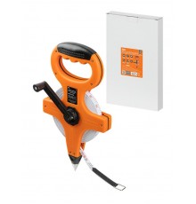 Мерная лента, 30 м х 13 мм, фибергласовое полотно, открытый корпус, штык для фиксации "Рубин"  SQ1018-0403  TDM