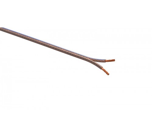 A-25-S Акустический кабель 2х0,25 мм2 прозрачный, 100м (12/432)  Б0048269  ЭРА