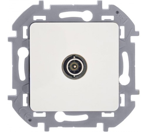 Inspiria Белый Розетка телевизионная TV проходная С/У 14 дБ 5-862 мГц без рамки  673860  Legrand