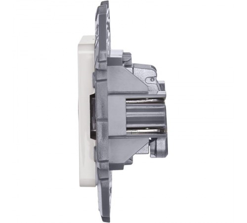 Inspiria Белый Розетка телевизионная TV проходная С/У 14 дБ 5-862 мГц без рамки  673860  Legrand