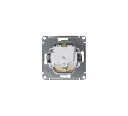 AtlasDesign Алюминий Розетка с заземлением, со шторками, с крышкой, 16А, механизм  ATN000346  SE