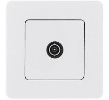Inspiria Белый Розетка телевизионная TV проходная С/У 14 дБ 5-862 мГц без рамки  673860  Legrand