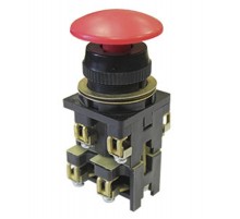 ВК30-10-22130-54 У2, красный, 2з+2р, гриб без фиксации, IP54, 10А. 660В, выключатель кнопочный (ЭТ)  ET055278  Электротехник