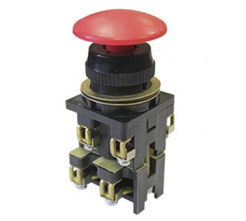 ВК30-10-22130-54 У2, красный, 2з+2р, гриб без фиксации, IP54, 10А. 660В, выключатель кнопочный (ЭТ)  ET055278  Электротехник