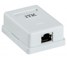 Настенная инф. розетка RJ45 кат. 6 FTP 1-порт  CS2-1C06F-12  ITK