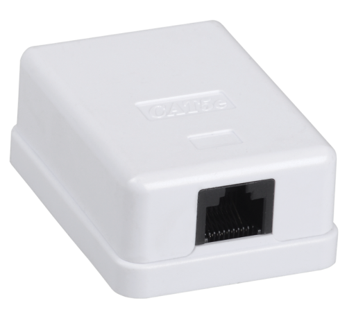 Настенная инф. розетка RJ45 кат. 5E FTP 1-порт  CS2-1C5EF-12  ITK