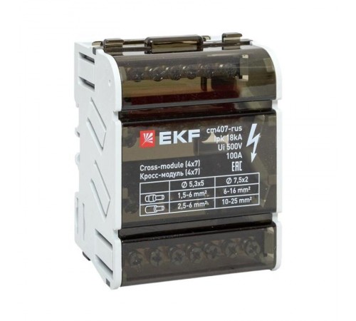 Кросс-модуль (4x7) 100A  cm407-rus EKF