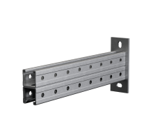 Страт-консоль двойная усиленная 41х41 L800 s:2,5 мм (тройная перфорация) HD  2KSSU41-800 3P HD  КМ-Профиль