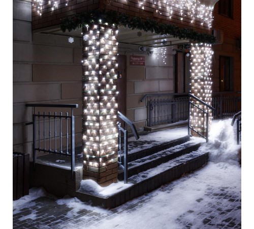 Светодиодная гирлянда ARD-NETLIGHT-CLASSIC-2500x2500-BLACK-432LED White (230V, 26W)  024691  Arlight