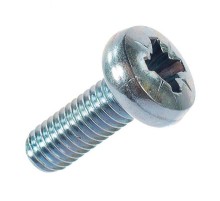 Винт DIN7985 с полукруглой головкой оцинк. М5х20 (100 шт) - коробка с ок. Tech-K ( 0,424 кг)  105222  Tech-KREP