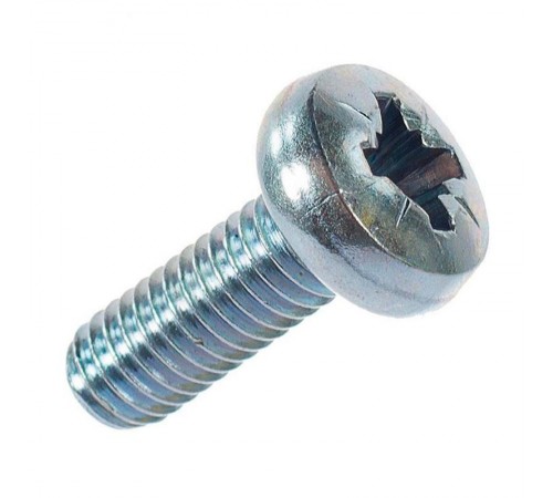 Винт DIN7985 с полукруглой головкой оцинк. М5х20 (100 шт) - коробка с ок. Tech-K ( 0,424 кг)  105222  Tech-KREP