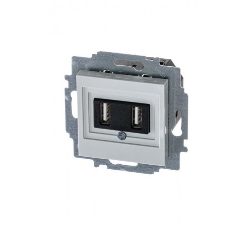 ABB Levit Серый USB зарядка 2-ая  5014H-A00040 16W  2CHH290040A6016  ABB