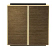 Клавиша 2-кл.выкл.,SKY, а.латунь  2CLA851100A1201  ABB