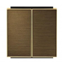 Клавиша 2-кл.выкл.,SKY, а.латунь  2CLA851100A1201  ABB