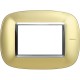 Ax. Рамка 3М Овал. Матовое золото  HB4803OSN  Legrand