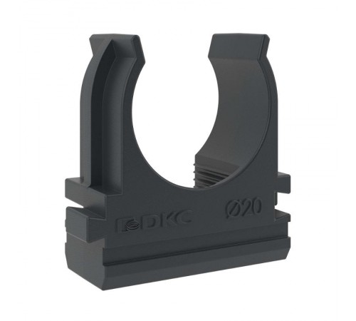 Держатель с защелкой, д.20мм, черный  51020N  DKC