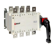 Рубильник-переключатель 400A 4P c рукояткой управления для прямой установки PowerSwitch  pscs-400-4  EKF