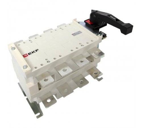 Рубильник-переключатель 400A 4P c рукояткой управления для прямой установки PowerSwitch  pscs-400-4  EKF