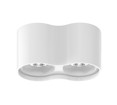 Светильник светодиодный накладной HD032 24W (белый/белый) 3000K 180x100*100мм  HD032  Gauss