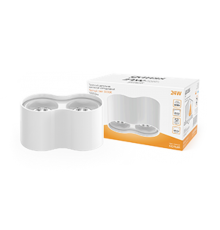 Светильник светодиодный накладной HD032 24W (белый/белый) 3000K 180x100*100мм  HD032  Gauss