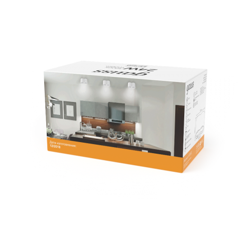 Светильник светодиодный накладной HD032 24W (белый/белый) 3000K 180x100*100мм  HD032  Gauss